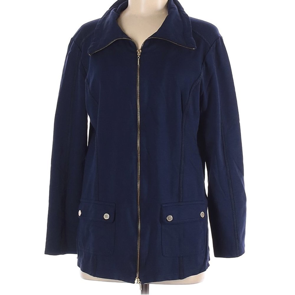 SPANNER Sporty Navy Jacket w Gold Accents 6